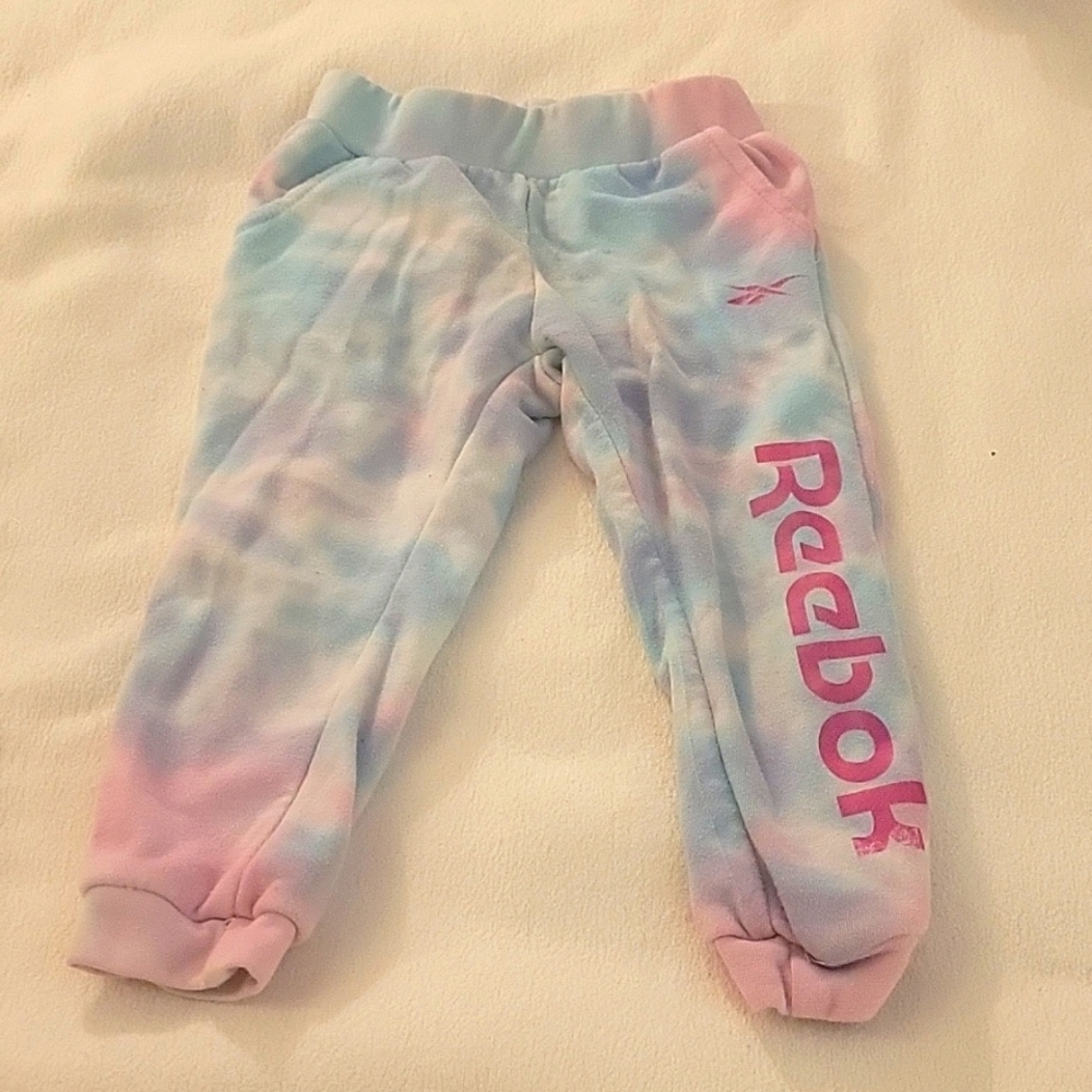 Reebok 2T tie dye sweatpants